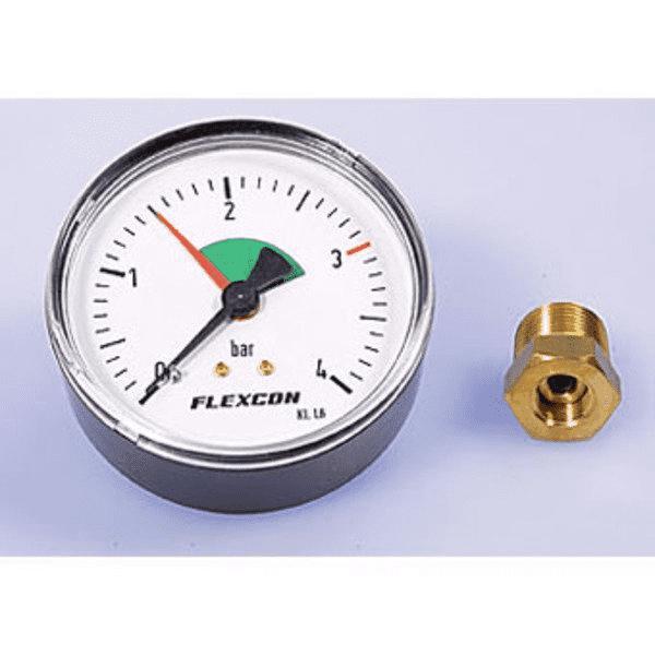 FLAMCO MANOMETER 63MM 1/4 AXIAAL-TECHNISCHE UNIE [BO] (installatie) 1442201-Bouwhof shop (6712886100144)