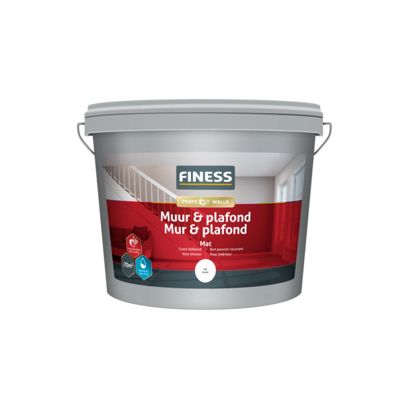 Finess Muur & plafond binnen wit 10 ltr.-SIER PLEISTER SPECIALIST (18400)-Bouwhof shop