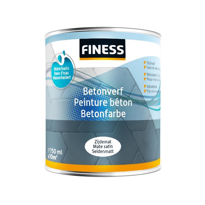 FINESS BETONVERF ACRYL BINNEN/BUITEN WIT 750 ML.-SIER PLEISTER SPECIALIST (18400)-Bouwhof shop (6144846266544)