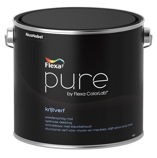 FLEXA PURE MUURVERF KRIJTVERF BASE N00 2.325L-AKZO NOBEL COATINGS (verf & behang)-Bouwhof shop (6169025380528)