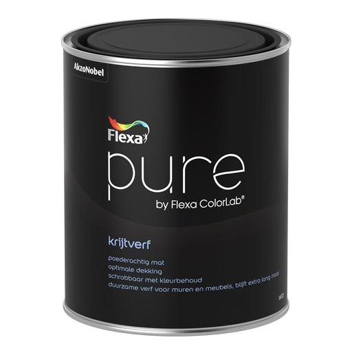 FLEXA PURE MUURVERF KRIJTVERF BASE W05 1L-AKZO NOBEL COATINGS (verf & behang)-Bouwhof shop (6169025347760)