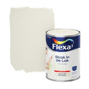 Flexa strak in de lak watergedragen hoogglans crwit ral9001 1.25L-AKZO NOBEL COATINGS (verf & behang)-Bouwhof shop