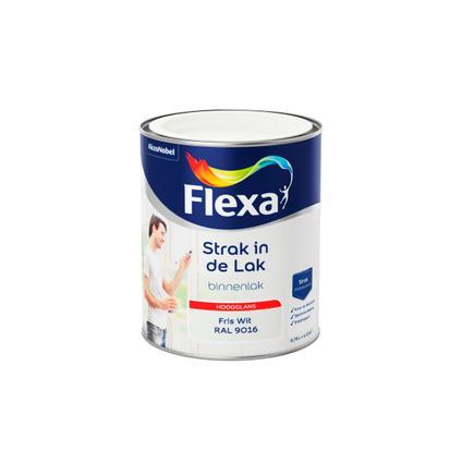 FLEXA STRAK IN DE LAK WATERGEDRAGEN HOOGGLANS FRWIT RAL9016 0.75L-AKZO NOBEL COATINGS (verf & behang)-Bouwhof shop (6169025085616)