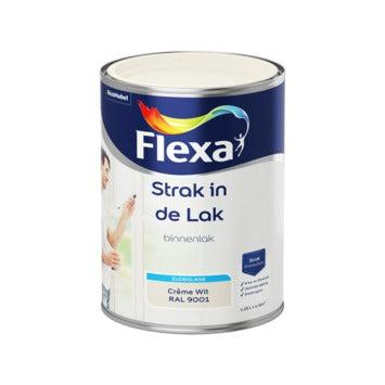 Flexa strak in de lak watergedragen zijdeglans cr wit ral9001 1.25L-AKZO NOBEL COATINGS (verf & behang)-Bouwhof shop