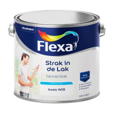 Flexa strak in de lak wg mm zg basis w05 2.5L-AKZO NOBEL COATINGS (verf & behang)-Bouwhof shop (6169024594096)