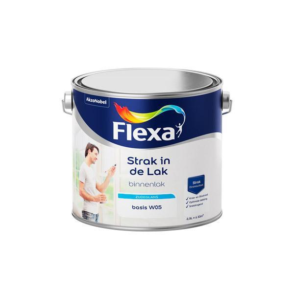 FLEXA STRAK IN DE LAK WG MM ZG BASIS W05 2.5L-AKZO NOBEL COATINGS (verf & behang)-Bouwhof shop (6169024594096)