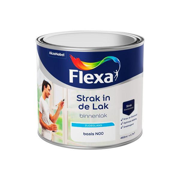 FLEXA STRAK IN DE LAK ZIJDEGLANS WATERGEDRAGEN N00 465 ML-AKZO NOBEL COATINGS (verf & behang)-Bouwhof shop (6169023447216)