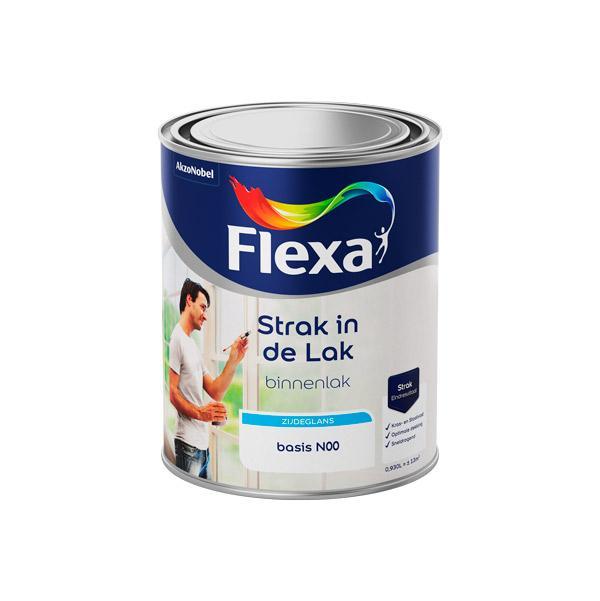 FLEXA STRAK IN DE LAK ZIJDEGLANS WATERGEDRAGEN N00 930ML-AKZO NOBEL COATINGS (verf & behang)-Bouwhof shop (6169023414448)