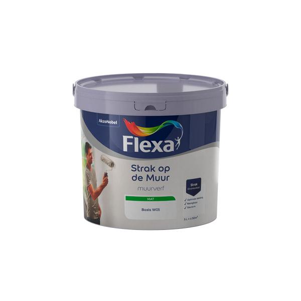 FLEXA STRAK OP DE MUUR W05 5L-AKZO NOBEL COATINGS (verf & behang)-Bouwhof shop (6169023185072)