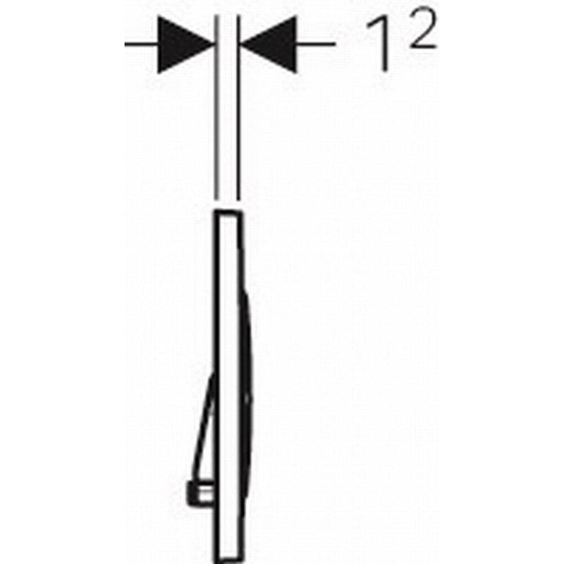 GEBERIT BEDIENINGSPANEEL SIGMA20 WI/CHR-TECHNISCHE UNIE [BO] (sanitair) 1404748-Bouwhof shop (6702509850800)