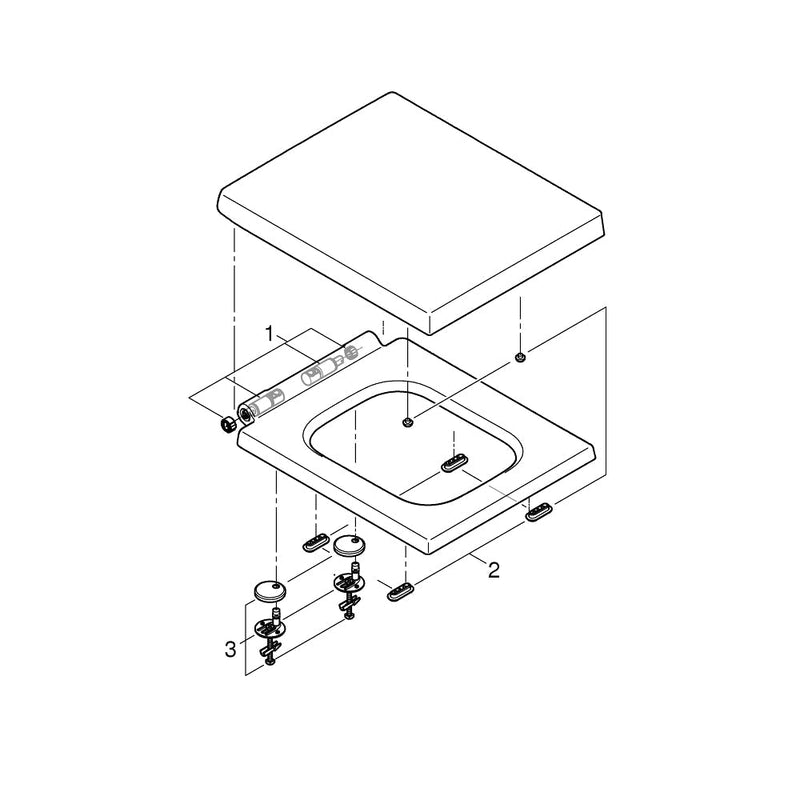 GROHE Cube ceramic wc zitting softclose-TECHNISCHE UNIE [BO] (sanitair) 1404748-Bouwhof shop