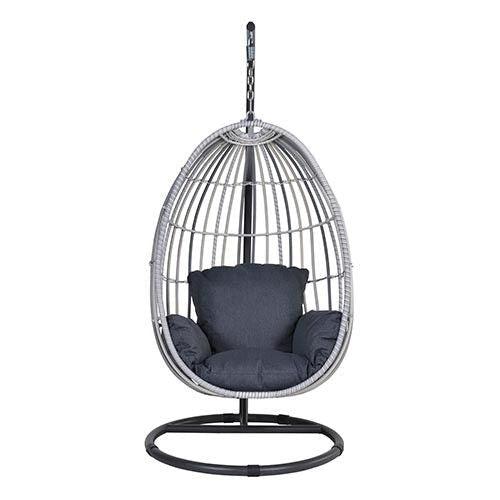 Garden Impressions hangstoel  Panama Swing Egg grijs-GARDEN IMPRESSIONS-Bouwhof shop (7072531316912)