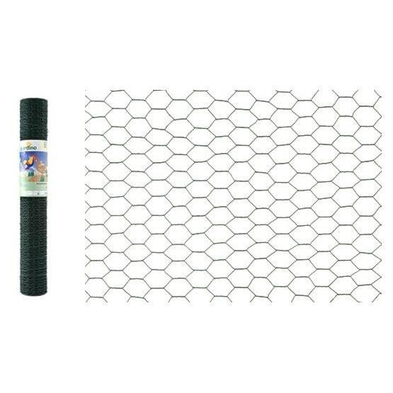 GIARDINO ZESKANT GEPLASTIFICEERD 13 X 1.0MM X 50CM X 2.5 METER RAL 6005 GROEN-GARDEN TRADE INT. | GIARDINO-Bouwhof shop (6581333033136)