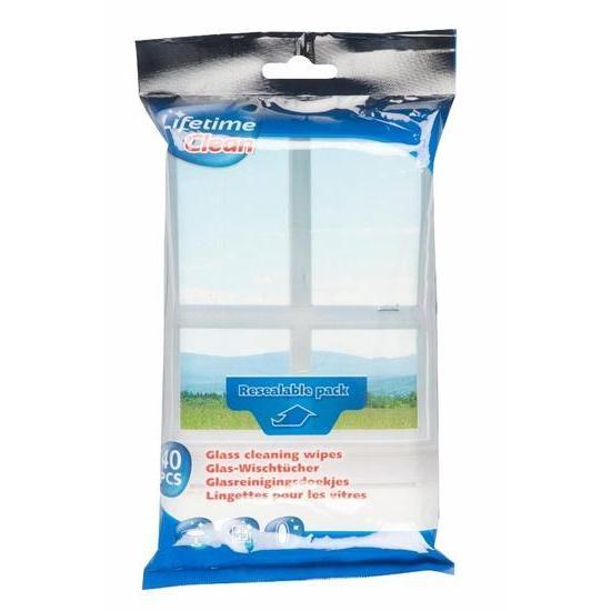 Glasreinigingsdoekje 40pcs-EDCO-Bouwhof shop (6690987540656)