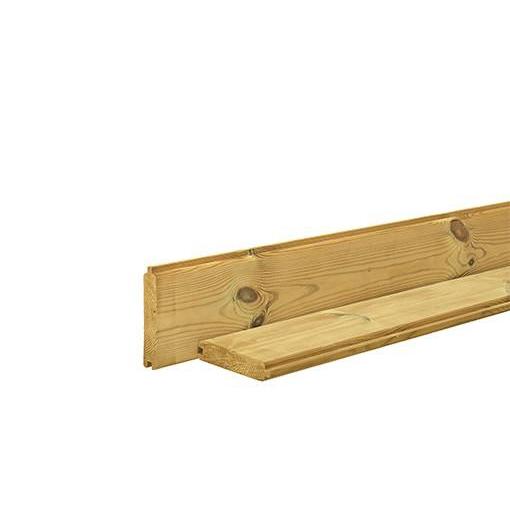 GRENEN BLOKHUTPLANK 2.8X14.5X200 CM. GROEN GEÏMPREGNEERD-WOODVISION [BO]-Bouwhof shop (6148977688752)