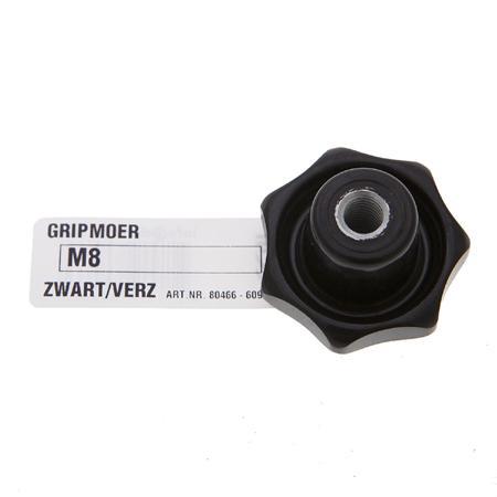 GRIPMOER M 10 ZWART-DELTAFIX-Bouwhof shop (6162812272816)