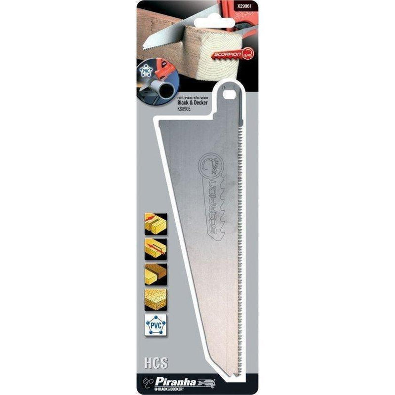 HCS zaagblad scorpion voor hout en plastic 224 mm. HCS 100 mm.-STANLEY BLACK & DECKER [BO]-Bouwhof shop (6697550512304)
