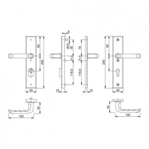 HOPPE 113/2236ZA/2214 PC55 F1 ZB-NAUTA-Bouwhof shop