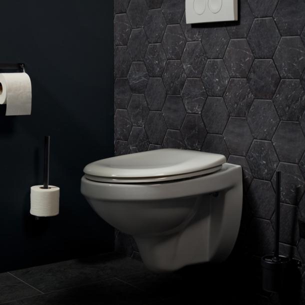Haceka Ixi toiletborstelset mat zwart rvs-FETIM GROUP (sanitair)-Bouwhof shop