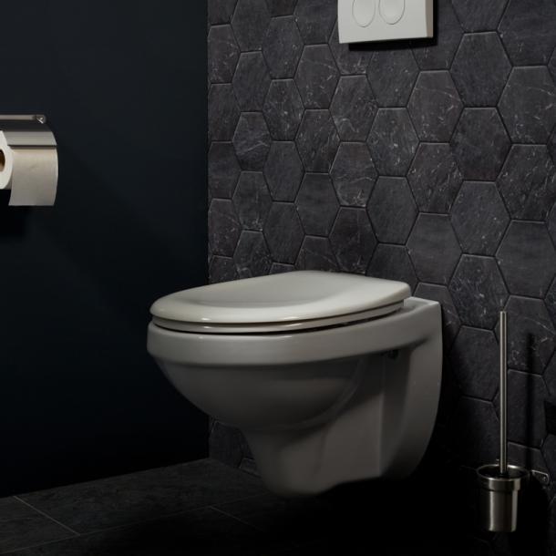 Haceka Ixi toiletrolhouder met klep geborsteld rvs-FETIM GROUP (sanitair)-Bouwhof shop