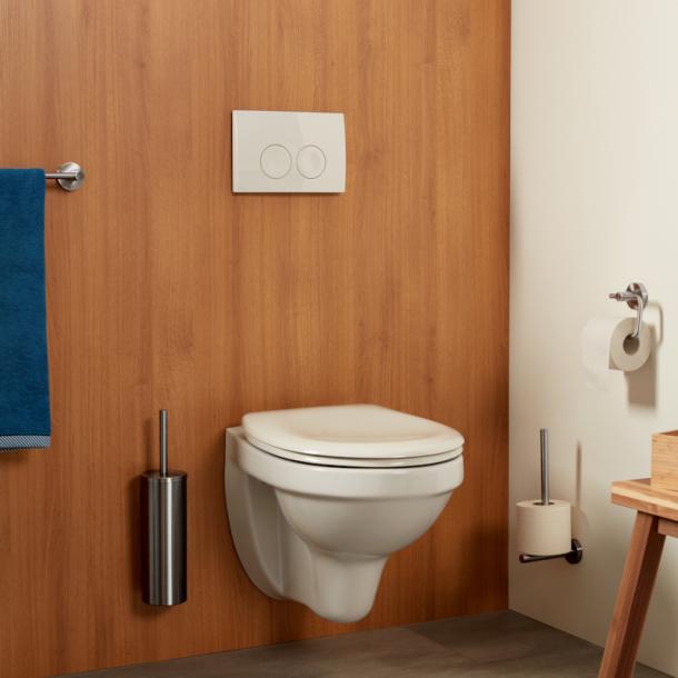 Haceka Kosmos toiletrolhouder zonder klep geborsteld-FETIM GROUP (sanitair)-Bouwhof shop