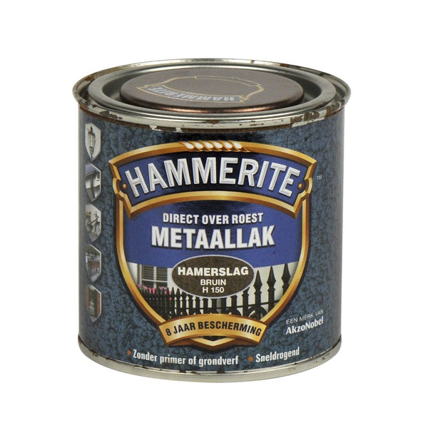 HAMMERITE METAALLAK HMS BRUIN H-150 -250ML-AKZO NOBEL COATINGS (verf & behang)-Bouwhof shop (6169022496944)