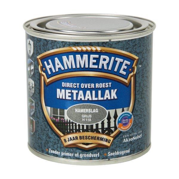 HAMMERITE METAALLAK HMS D.GRIJS H-118 -250ML-AKZO NOBEL COATINGS (verf & behang)-Bouwhof shop (6169022365872)