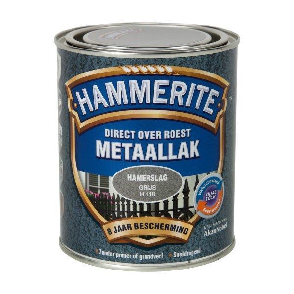 HAMMERITE METAALLAK HMS D.GRIJS H-118 -750ML-AKZO NOBEL COATINGS (verf & behang)-Bouwhof shop (6169022333104)