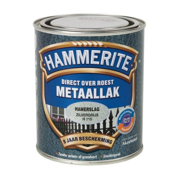 HAMMERITE METAALLAK HMS ZILVERGRIJS H-115 -750ML-AKZO NOBEL COATINGS (verf & behang)-Bouwhof shop (6169022038192)