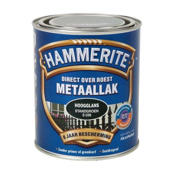 HAMMERITE METAALLAK HOOGGLANS ST.GROEN S-038 -750ML-AKZO NOBEL COATINGS (verf & behang)-Bouwhof shop (6169021513904)