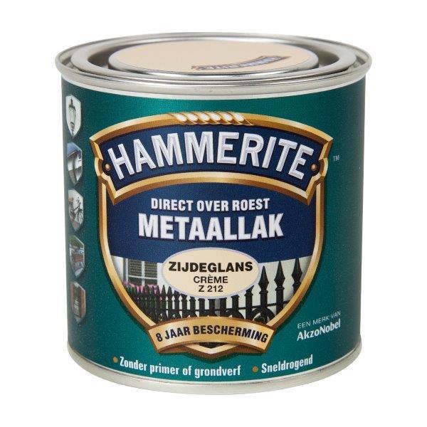 HAMMERITE METAALLAK ZIJDEGLANS CREME -250ML-AKZO NOBEL COATINGS (verf & behang)-Bouwhof shop (6169020924080)