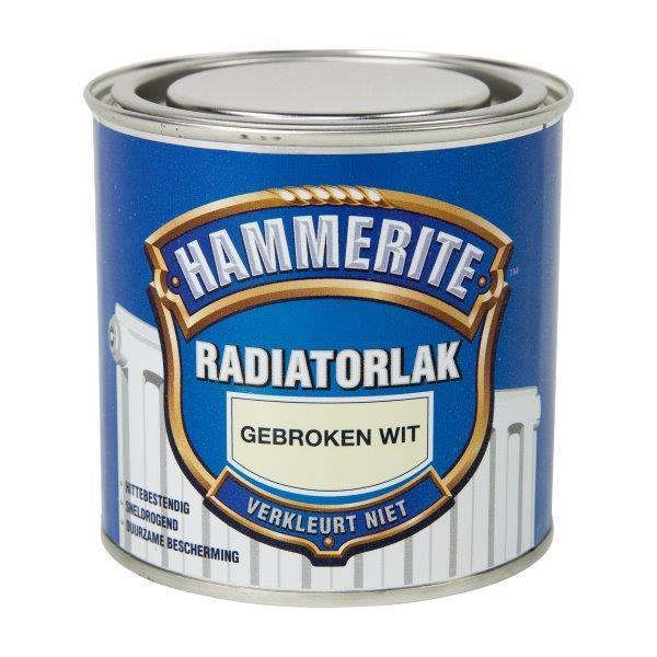 HAMMERITE RADIATORLAK GEBROKEN WIT -250ML-AKZO NOBEL COATINGS (verf & behang)-Bouwhof shop (6169020334256)