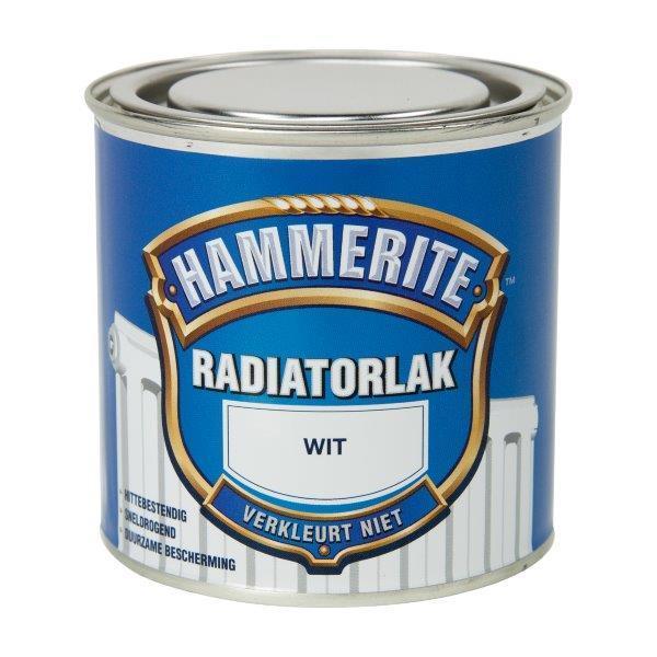 HAMMERITE RADIATORLAK WIT -250ML-AKZO NOBEL COATINGS (verf & behang)-Bouwhof shop (6169020137648)