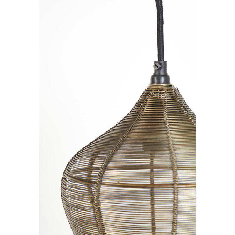 Hanglamp 5L 100x20x122 cm ALVARO antiek brons-LIGHT & LIVING [BO] (verlichting)-Bouwhof shop (7059800129712)