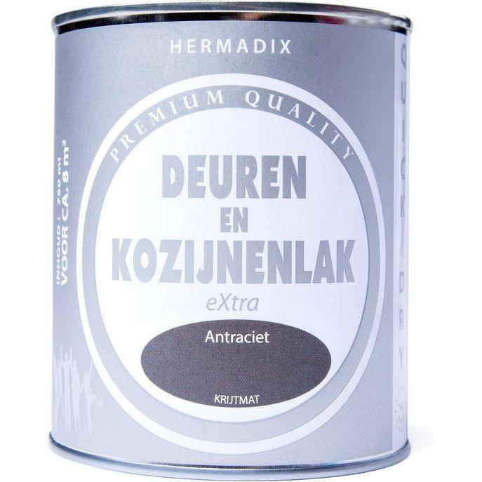 HERMADIX DEUREN&KOZIJNENLAK EXTRA ANTRACIET ZG-LUIJTEN VVZ-Bouwhof shop (6581330116784)