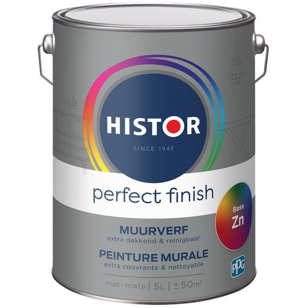 Histor Perfect Finish muurverf mat basis ZN 4.62 liter-LUIJTEN VVZ-Bouwhof shop (6697552904368)