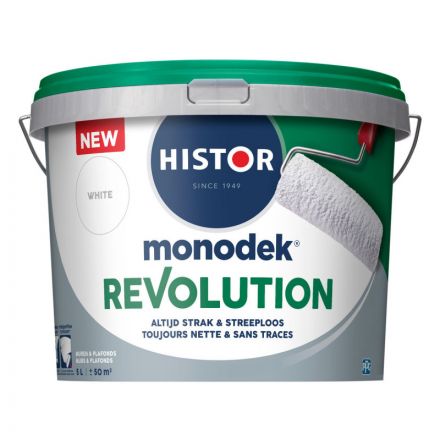 Histor monodek revolution muurverf mat ral 9010 10 liter-LUIJTEN VVZ-Bouwhof shop