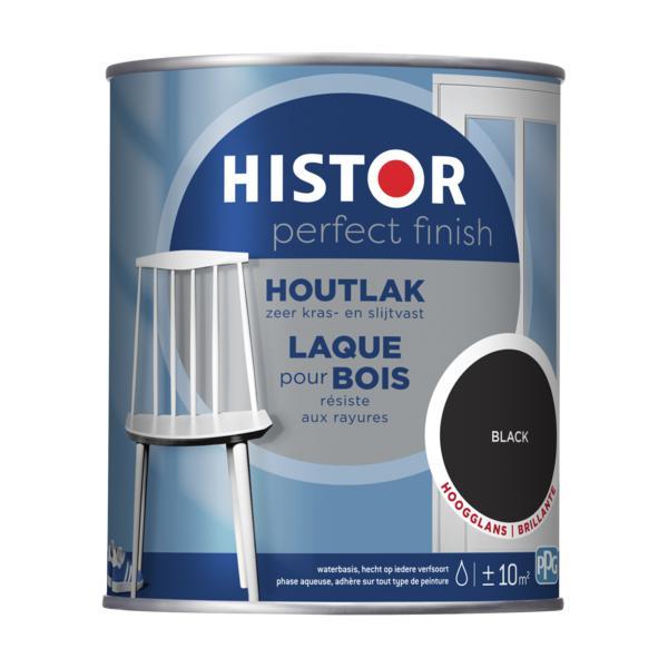 HISTOR PERFECT FINISH HOUTLAK BLACK HOOGGLANS 750 ML.-LUIJTEN VVZ-Bouwhof shop (6146870444208)