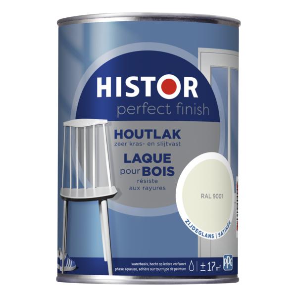 HISTOR PERFECT FINISH HOUTLAK RAL 9001 ZIJDEGLANS 1.25 LITER-LUIJTEN VVZ-Bouwhof shop (6146872410288)