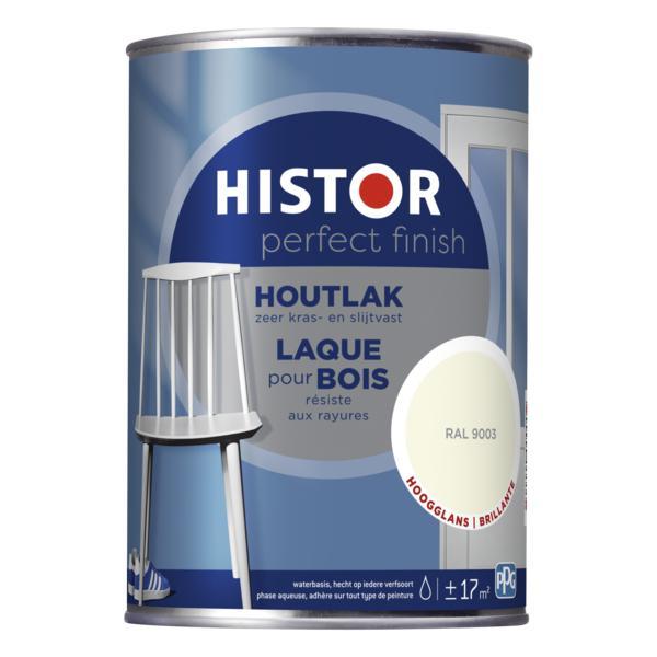 HISTOR PERFECT FINISH HOUTLAK RAL 9003 HOOGGLANS 1.25 LITER-LUIJTEN VVZ-Bouwhof shop (6146871754928)