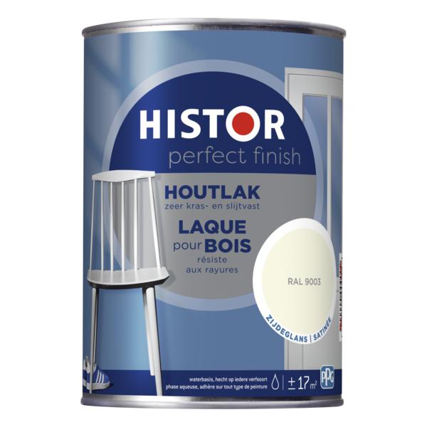 HISTOR PERFECT FINISH HOUTLAK RAL 9003 ZIJDEGLANS 1.25 LITER-LUIJTEN VVZ-Bouwhof shop (6146870575280)