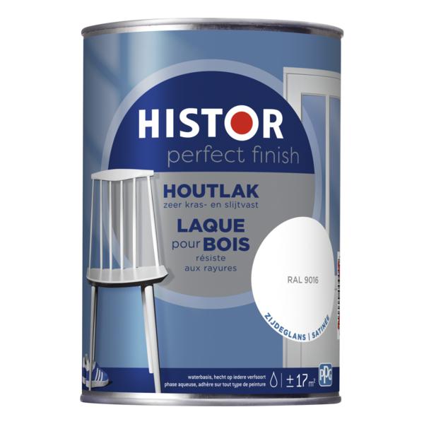 HISTOR PERFECT FINISH HOUTLAK RAL 9016 ZIJDEGLANS 1.25 LITER-LUIJTEN VVZ-Bouwhof shop (6146870968496)