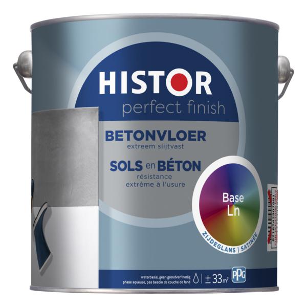 HISTOR PERFECT FINISH LAK BETONVLOER ZIJDEGLANS BASIS LN 250 ML.-LUIJTEN VVZ-Bouwhof shop (6146873688240)