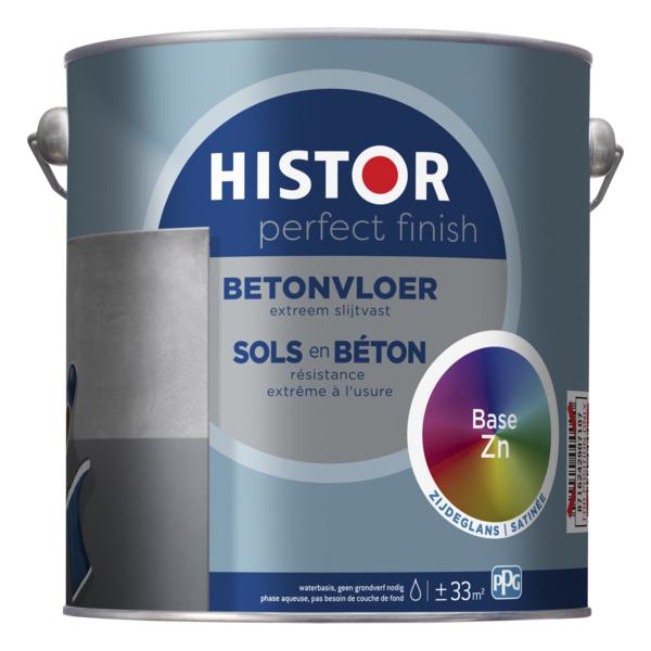 HISTOR PERFECT FINISH LAK BETONVLOER ZIJDEGLANS BASIS ZN 250 ML.-LUIJTEN VVZ-Bouwhof shop (6146871165104)