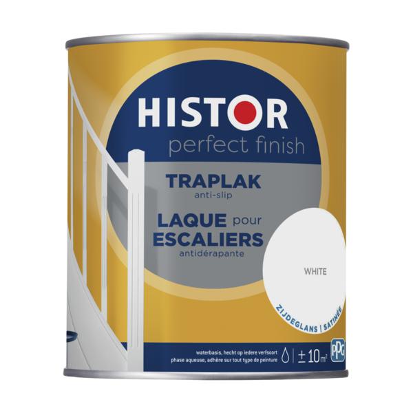 HISTOR PERFECT FINISH LAK TRAP WHITE ZIJDEGLANS 750 ML.-LUIJTEN VVZ-Bouwhof shop (6146869756080)