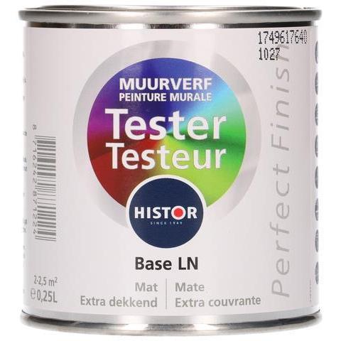 Histor Perfect Finish muurverf mat tester basis LN 250 ml.-LUIJTEN VVZ-Bouwhof shop (6691015557296)