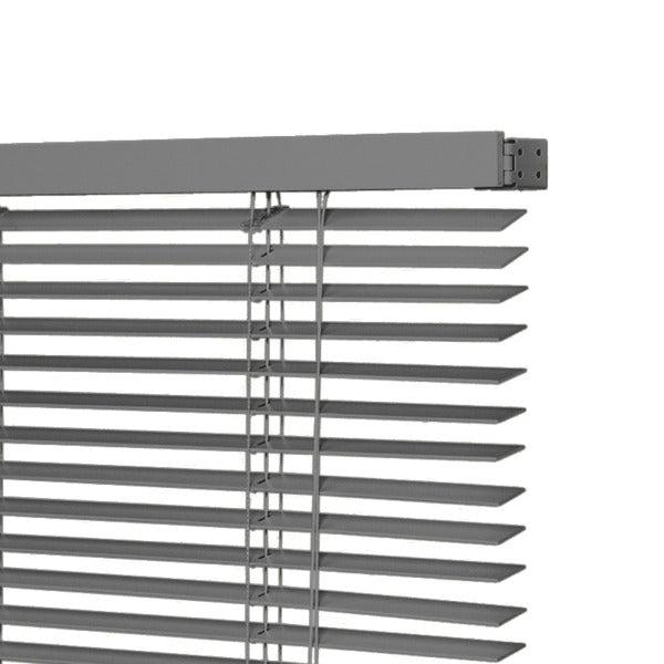 Intensions jaloezie hout 25mm uni FSC donkergrijs 130x175cm-FETIM GROUP (thuisin)-Bouwhof shop