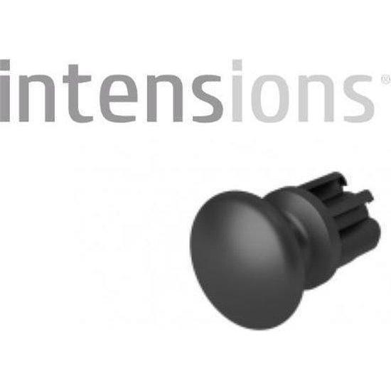 Intensions knop Button zwart mat 20mm 3pp (2 stuks)-FETIM GROUP (ijzerwaren)-Bouwhof shop (6697545466032)