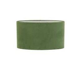Kap ovaal recht smal 45-21-32 cm VELOURS dusty green-LIGHT & LIVING [BO] (verlichting)-Bouwhof shop (7001164382384)
