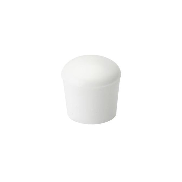 Kap ronde buis 16 mm. wit 4 st.-CONMETALL (ijzerwaren) | WUPPERTAL-Bouwhof shop (6657250230448)